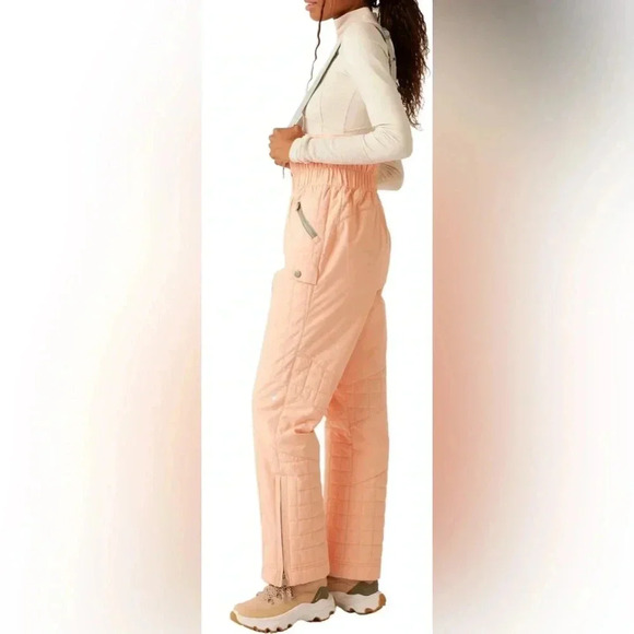 FP Movement by Free People Jackets & Blazers - NWT Free People MOVEMENT All Prepped Waterproof Snow Bib in Wintermelon |Size XS